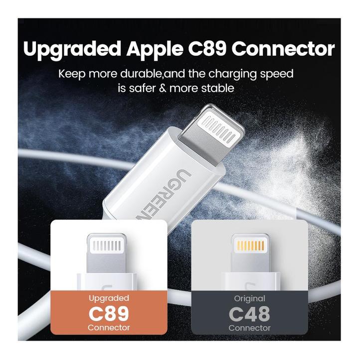 Produktbild Ugreen Lightning zu USB-A 2.0 Kabel (1 m, USB 2.0)