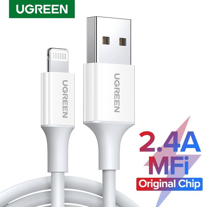 Produktbild Ugreen Lightning zu USB-A 2.0 Kabel (1 m, USB 2.0)