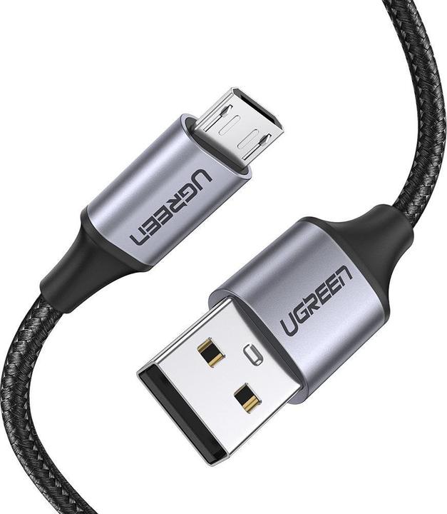 Productafbeelding Ugreen Micro USB naar USB-A 2.0 kabel (2 m, USB 2.0)