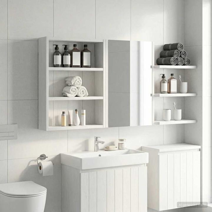 Produktbild vidaXL Badezimmerschrank (40 x 10 x 50 cm)