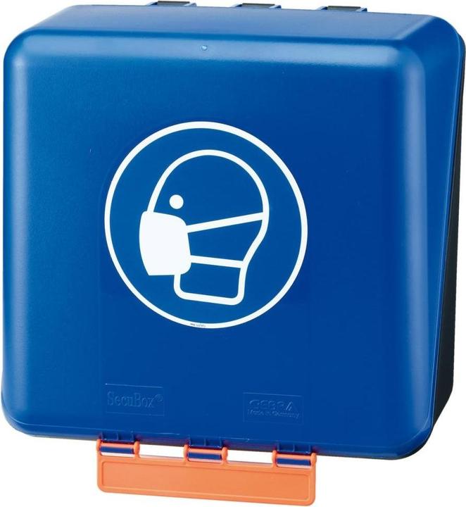 Gebra Boîte de rangement SECU MidiStandard pour protection respiratoire légère bleu