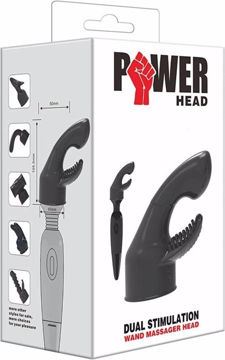 Actual product image Power Massage head attachment "Dual Stimulation