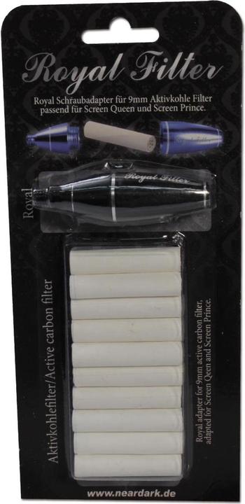 Image du produit Black Leaf Metal Schraubpfeife + Filteradapter Black