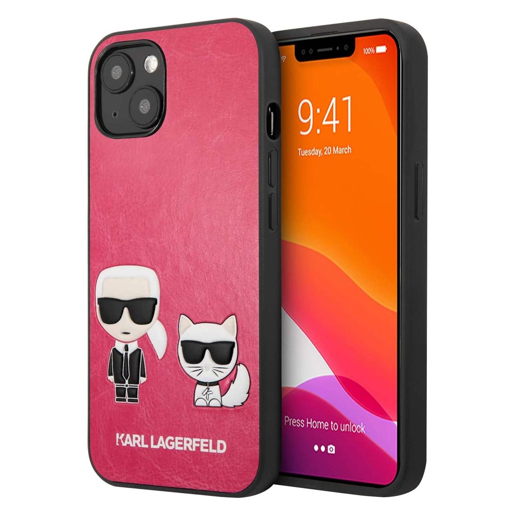 Karl Lagerfeld Case (Apple IPhone 13 Mini), Smartphone Hülle, Violett