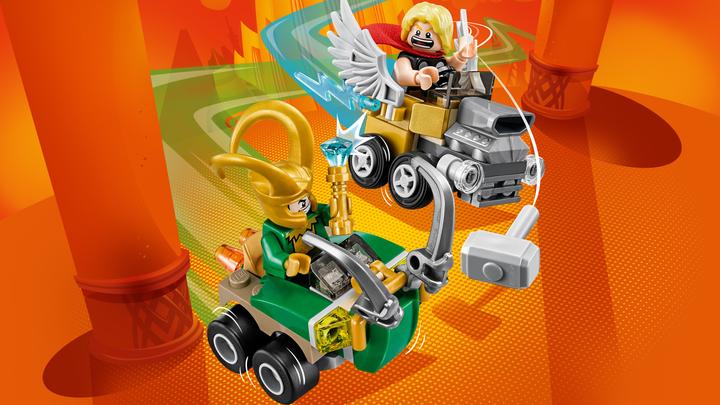 Actual product image LEGO Mighty Micros: Thor vs. Loki (76091, LEGO Marvel)