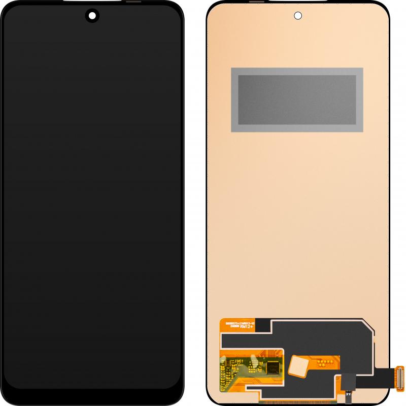 MP Display Unit für Realme 12+, w/o Frame, Aftermarket, Schwarz, Pezzi di ricambio per dispositivi mobili, Nero