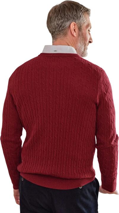 Produktbild Woolovers Kabelstrick Kaschmir Merino Rundhalsausschnitt Pullover (S)