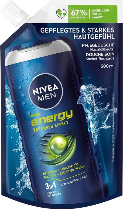 Produktbild NIVEA MEN Energy Refill Pflegedusche (500 ml)