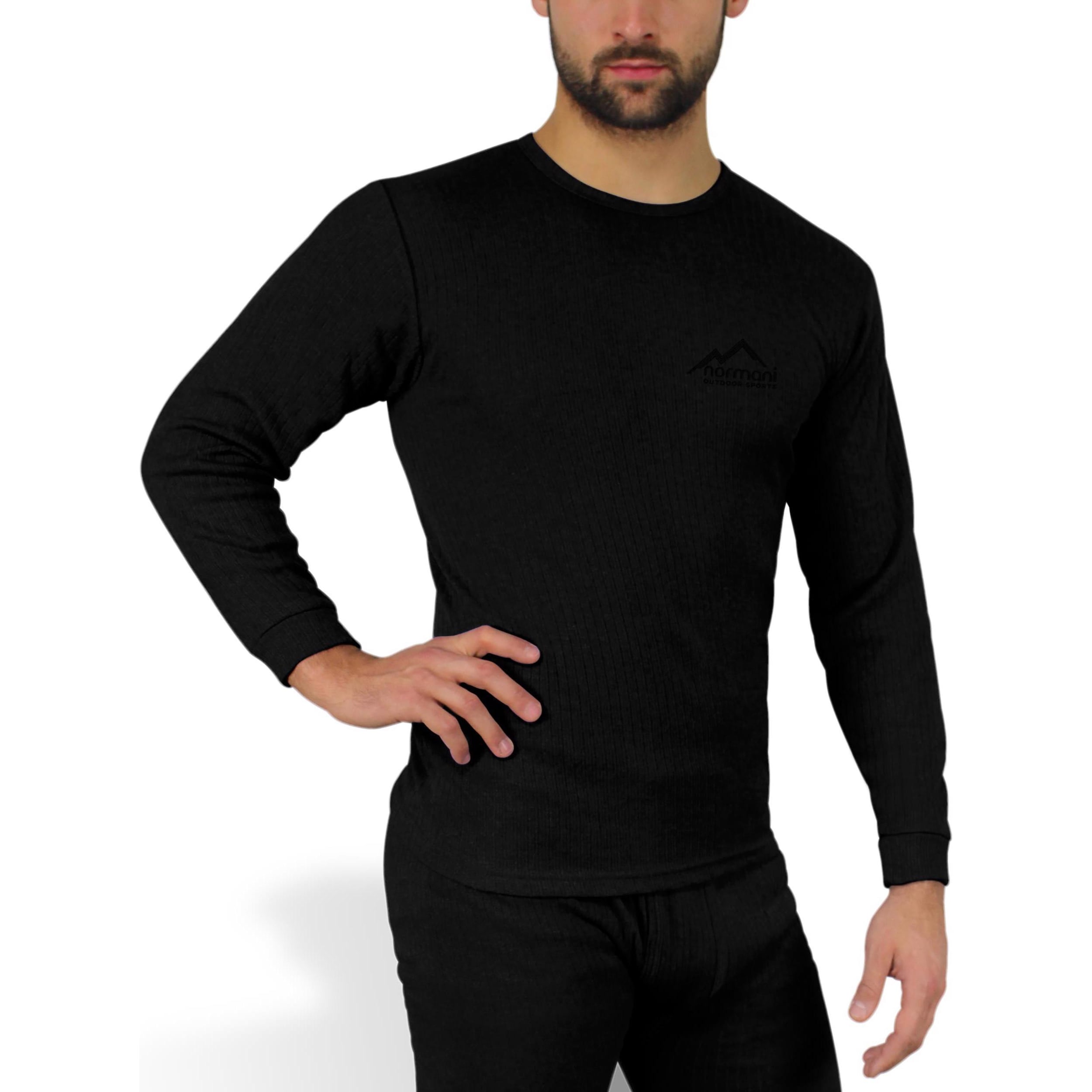 Normani, Herren, Funktionsshirt, Herren Thermo-Unterhemd Kiwalik (L), Schwarz, L