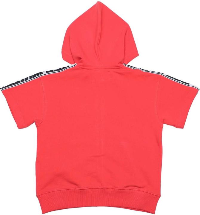 Immagine prodotto Off Felpa con Cappuccio e Zip Intera Gruppo Musicale Logo Maniche Corte Bambini (140)