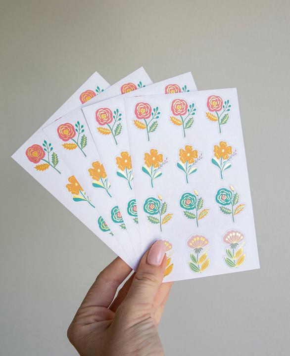 Produktbild I Am Creative Sticker Blumen (4 Sticker)