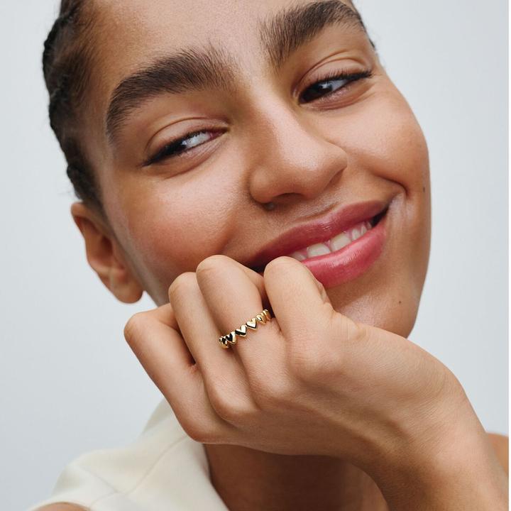 Produktbild Pandora Reihe von Herzen Ring (48, 925 Silber)