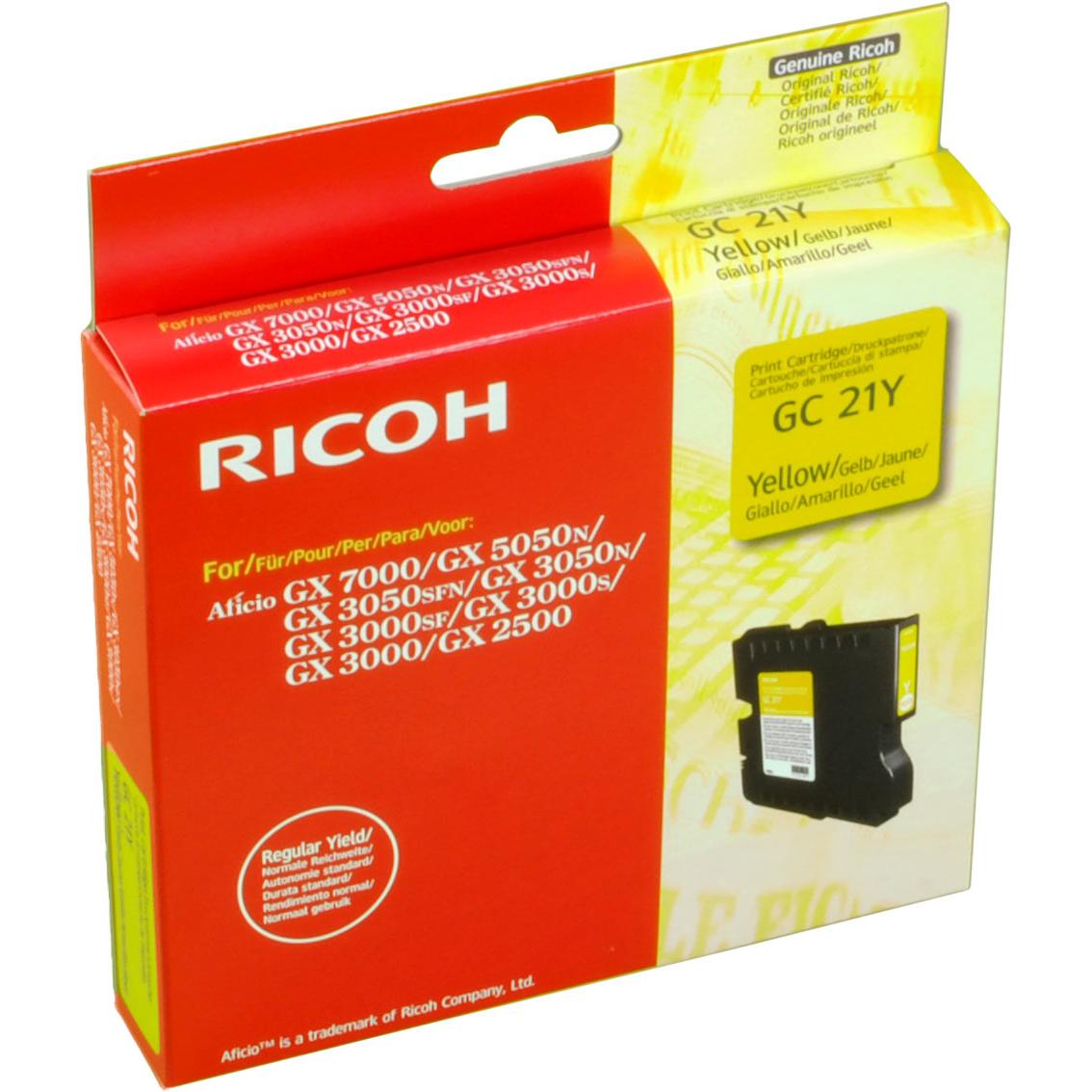 RICOH, Druckerpatrone, GelSprinter (Y)