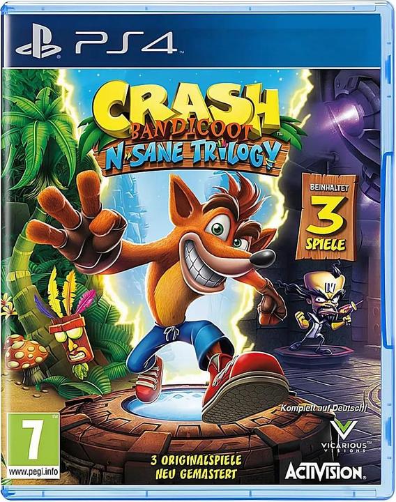 Produktbild Activision Crash Bandicoot - N' Sane Trilogy (PS4, DE)
