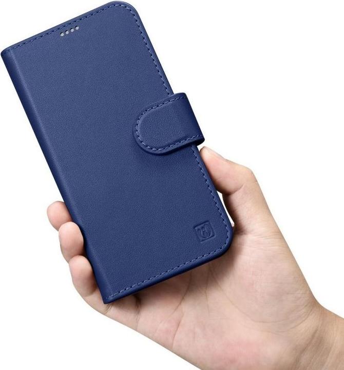 Actual product image iCarer case Wallet 2 in1 cover iPhone 14 Pro Max. Leather Flip Case Anti-RFID Blue (WMI14220728-BU) (Apple iPhone 14 Pro Max)