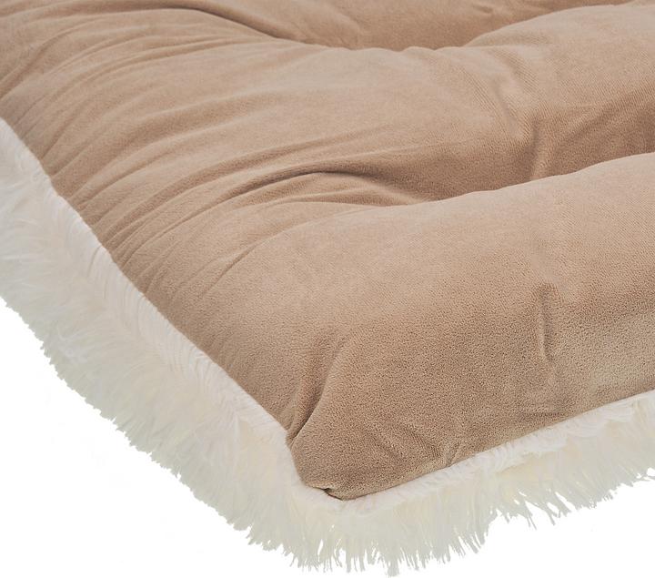 Immagine prodotto Beliani Letto per animali domestici in velluto beige 60 x 45 cm ERGANI (Cane)