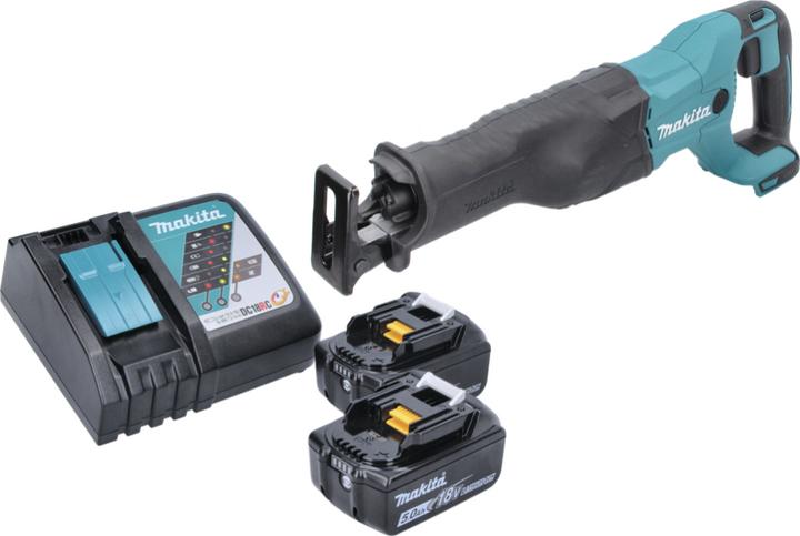 Actual product image Makita DJR 186 RT Battery Reciprocating Saw Reciprocating Saw 18 V + 2x Battery 5.0 Ah + Charger
