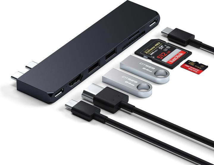 Image du produit Satechi Pro Hub Slim (USB-C, 7 ports)