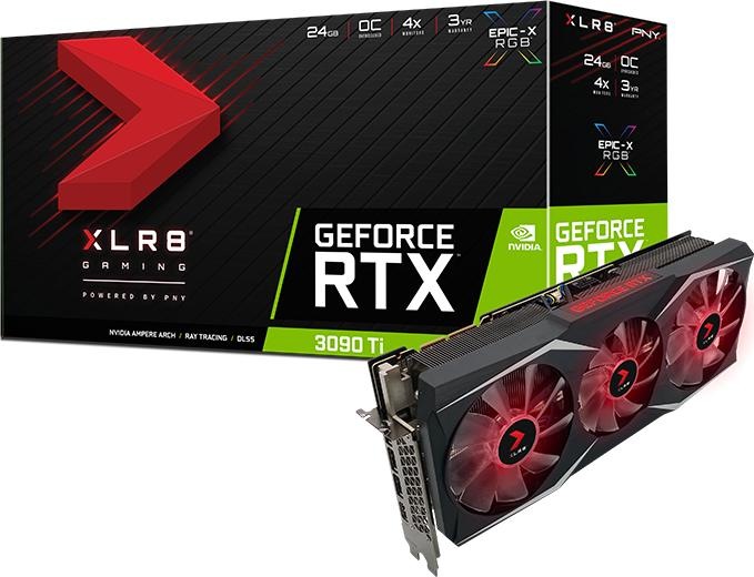 Produktbild PNY GeForce RTX 3090 Ti OC GDDR6X 3xDP 1.4 1xHDMI 2.1 (24 GB)