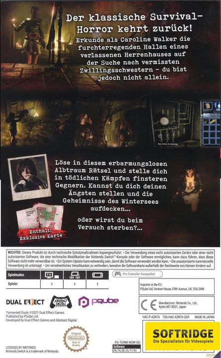 Actual product image Pqube Tormented Souls (Switch, DE)