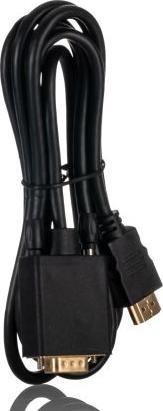 Actual product image Rs Pro HDMI cable A HDMI plug B VGA plug 1080p max., 1.8m, black (1.80 m, HDMI)
