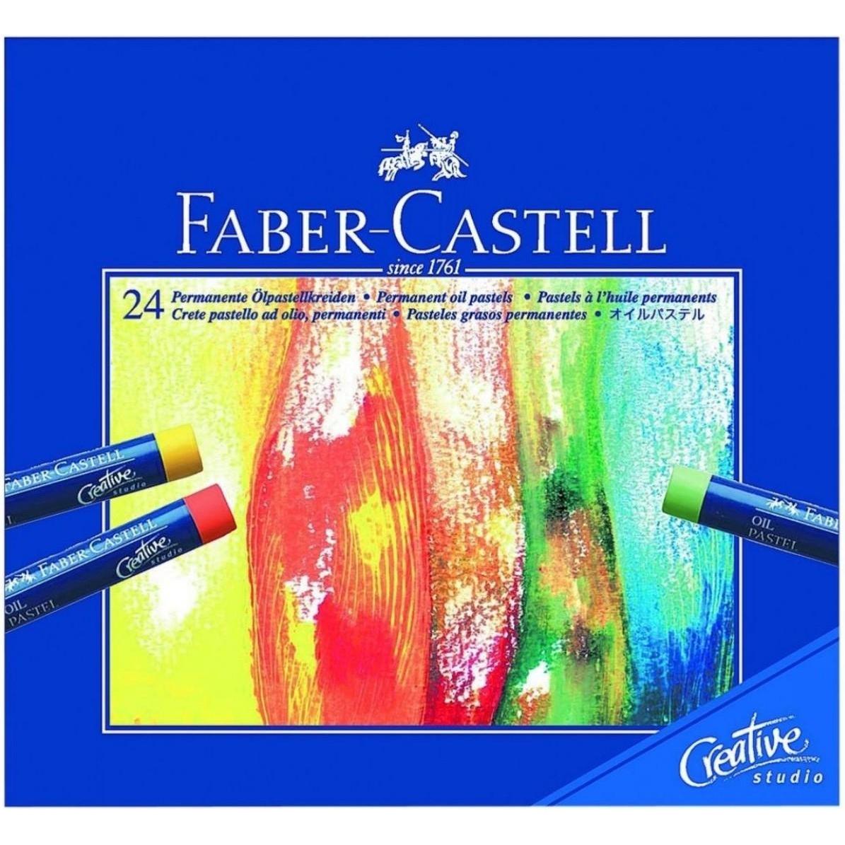 Faber-Castell Ölpastellkreiden (Farbig sortiert, 24 x) (12 70 24)