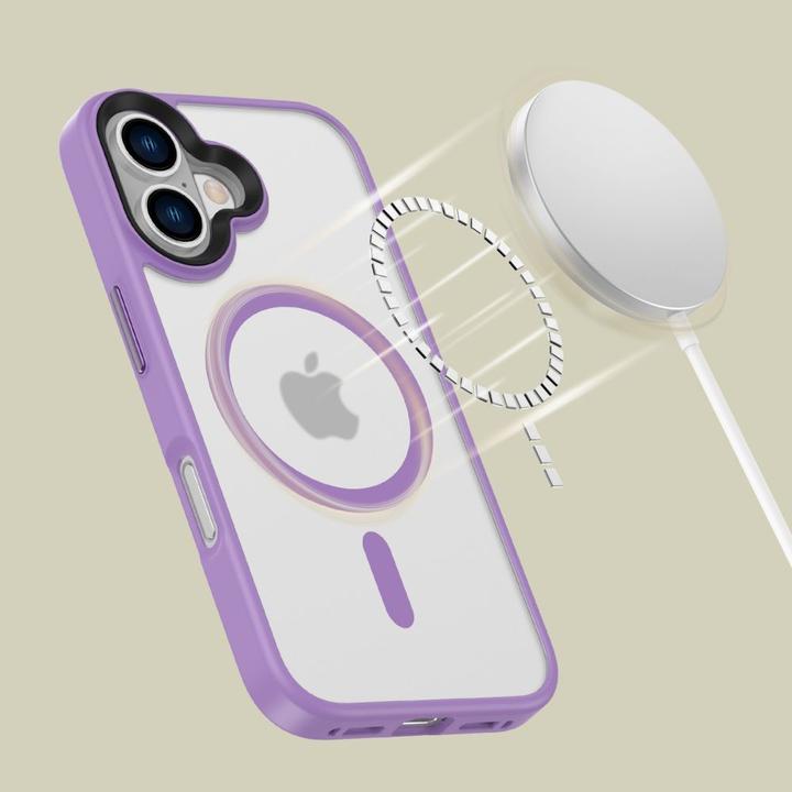 Produktbild Tech-Protect MagMat MagSafe iPhone 16 Case - Purple (Apple iPhone 16)