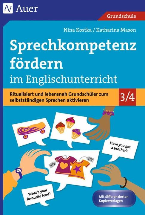 Immagine prodotto Sprechkompetenz fördern im Englischunterricht (Tedesco, Nina Kostka, Katharina Mason, 2016)