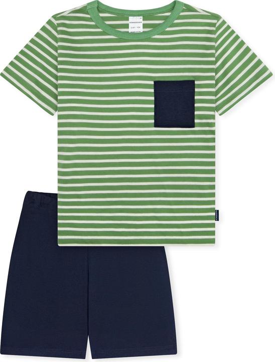 Indigo, Linde, Rot, Weiss