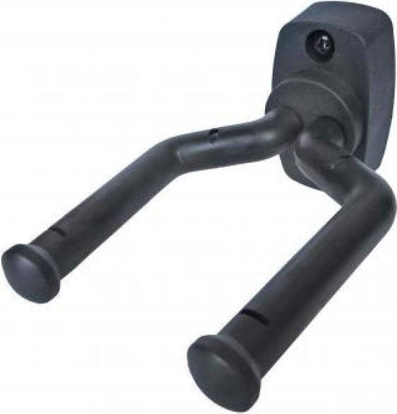 keepdrum universal Wandhalter für Gitarre und Bass mit Plektrum Schlüsselanhänger (Bass, Gitarre)