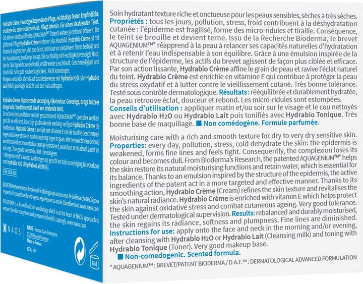 Produktbild Bioderma Hydrabio (50 ml, 24h Creme)