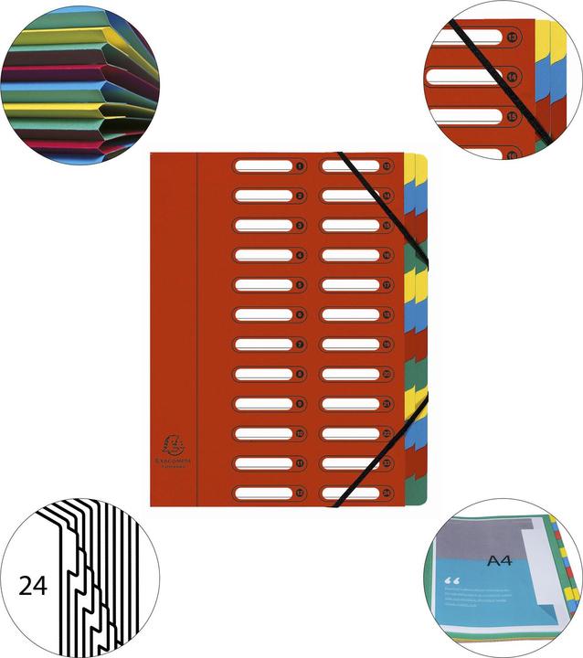 Produktbild Exacompta HARMONIKA - Ordnungsmappen A4 (A4, 1x)