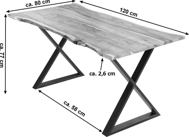 Actual product image SAM Kasimir (120 x 80 x 77 cm)