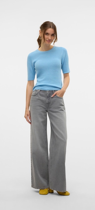 Actual product image Vero Moda VMREMY Mid Rise Weiter Beinschnitt Jeans Weit geschnitten (W27/L32)