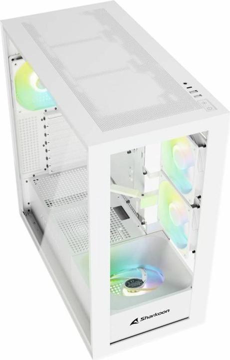 Immagine prodotto Sharkoon Rebel C60 RGB ATX Bianco (ATX, mATX, Mini-ITX)