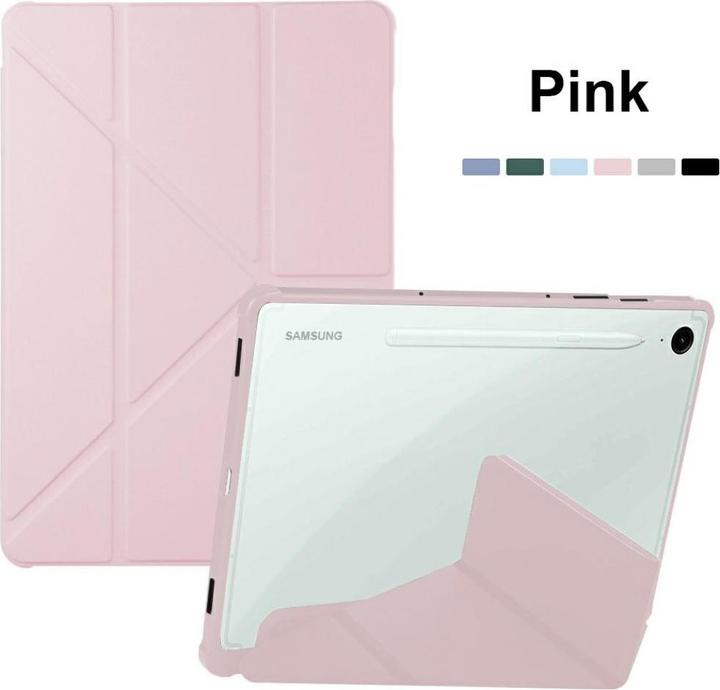 No Name Custodia Stand Samsung Tab S10 Ultra różowo-piaskowe/pinksand (Samsung Galaxy Tab S10 Ultra)