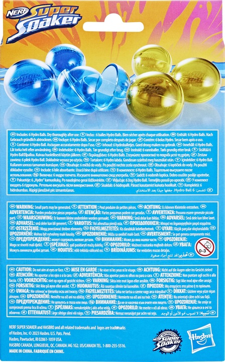 Immagine prodotto Nerf Super Soaker Hydro Balls confezione da 6 pezzi