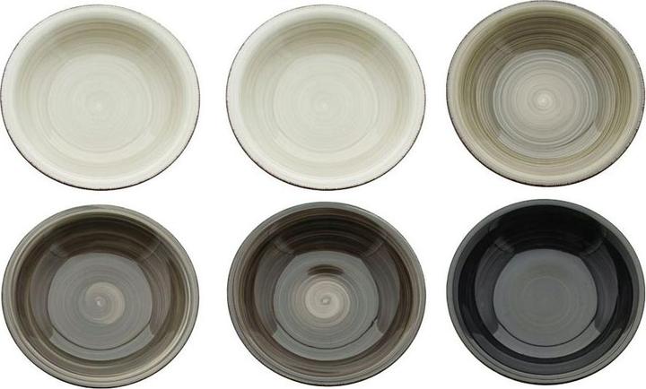 Tavola Teller Ø21cm Industrial 6 Stück assortiert (6 x, 21 cm)