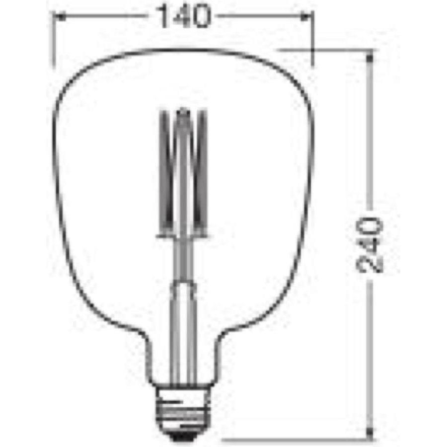 Thumbnail - Osram, Leuchtmittel, Vintage 1906 Led Big Special Shapes (E27, 4.50 W, 150 lm, 1 x, G)