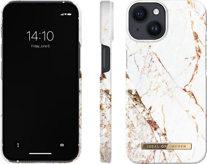 Produktbild iDeal Of Sweden Designer-Cover Carrara Gold (Apple iPhone 13, Apple iPhone 14)