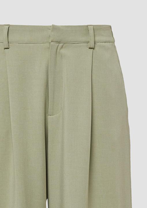 Actual product image S.Oliver Hose Bundfaltenhose mit weitem Bein | QS x Vanessa Mai (W42/L32)