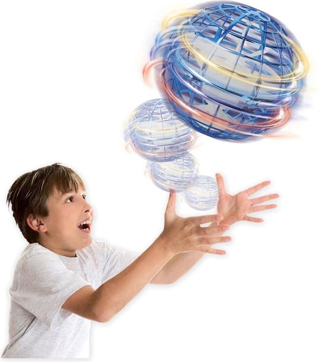 Image du produit Totally Tech Gyro Spinner Flying Ball bleu