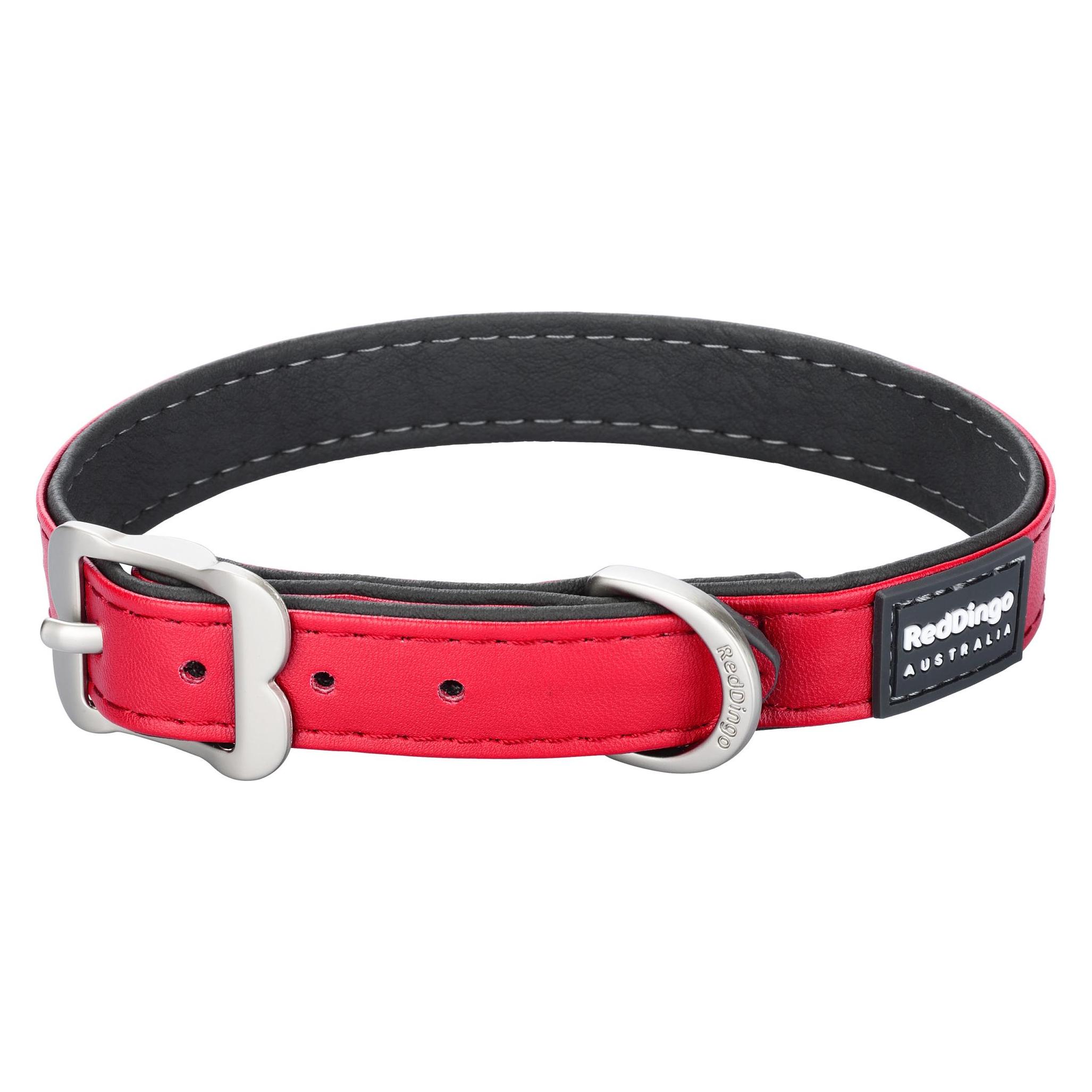 Red Dingo Hundehalsband Mit Reflektor – Verstellbar, Nylon, Knochen-Clip (versch. Größen)