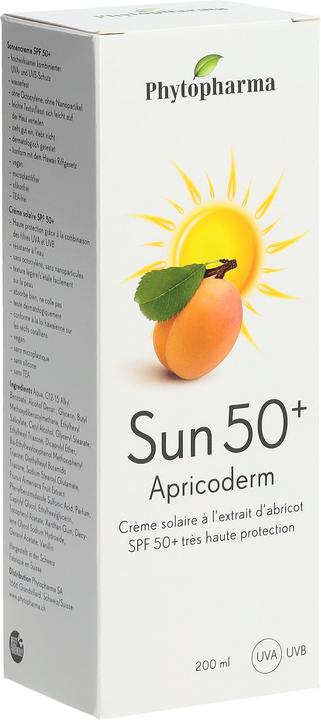 Actual product image Phytopharma Sun LSF50+ Tb 200 ml (Suntan cream, SPF 50+, 200 ml)
