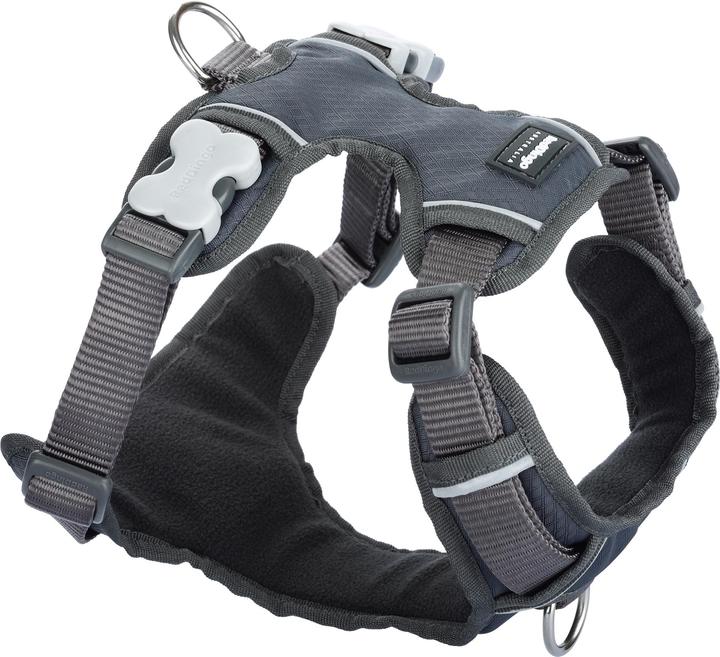 Red Dingo Padded Harness Cool Grey XS (XS, Hund, Allgemein)