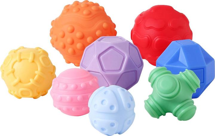 Produktbild Vertbaudet 8er-Set Baby Sensorikbälle