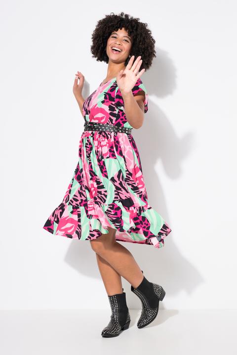 Produktbild Angel of Style Kleid, A-Linie, leuchtender Animal-Patchprint (48)