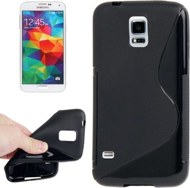 Produktbild König Design Schutzhülle TPU Case Hülle für Handy Samsung Galaxy S5 mini schwarz (Samsung Galaxy S5 Mini)