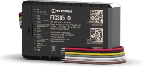 Teltonika Telematics FTC305 Compact 4G LTE Cat 1 e-mobility tracker with CAN data reading