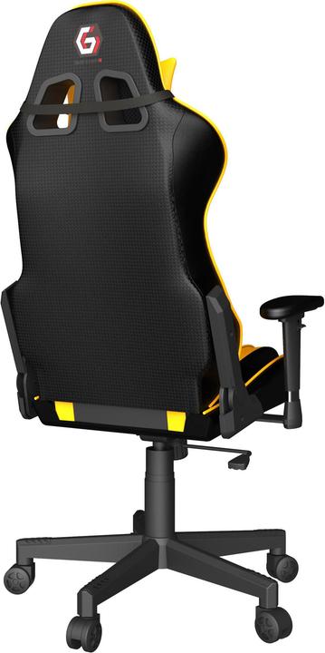 Productafbeelding Gembird Gaming stoel SCORPION juodas mesh geel huidje